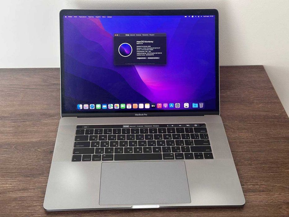 ‼️Б.У‼️ MacBook Pro 15" 2016 — i7 / 16 GB / 512 GB SSD  Touch Bar 