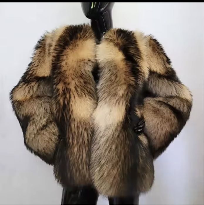 Kontantto futro przepiekne z szopa puszyste lekkie xs-4xl