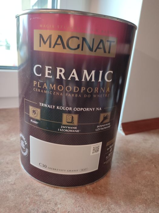 Farba Magnat ceramic srebrzysty granit C30