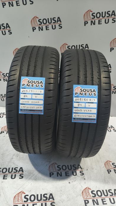 2 pneus semi novos 205-50R17 Good Year - Oferta dos Portes