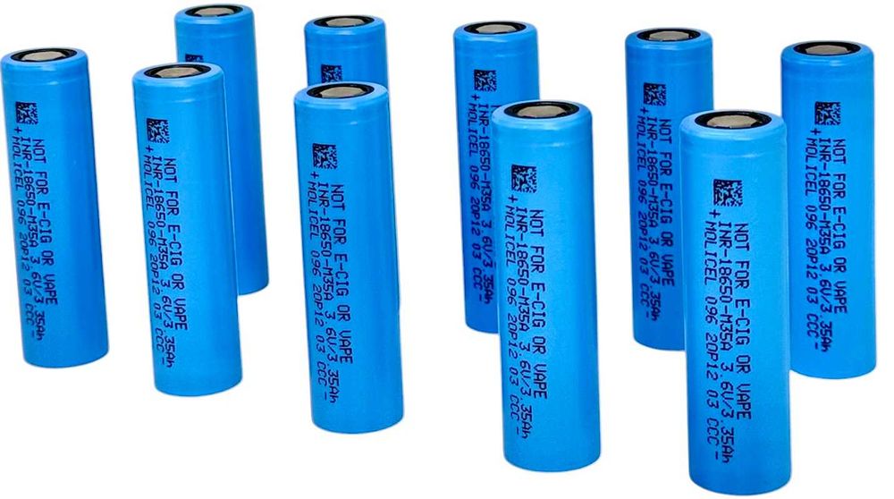 Акумулятор високострумовий ціна від 10 шт Molicel INR-18650-M35A 3.6 V 3500 mAh батарея літій-іонна Li-Ion