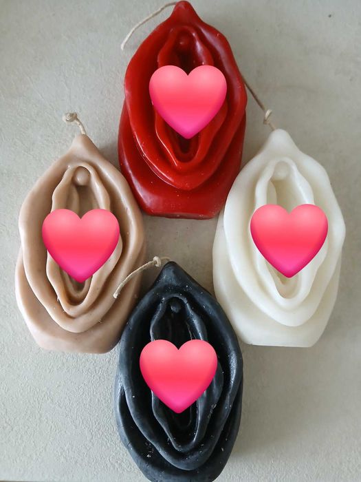 Свеча,мыло женская интимная зона—оригинальный подарок, декор, арт