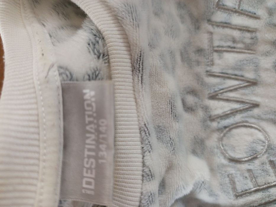 Ciepła piżama dwuczęściowa dziewczęca 134/140