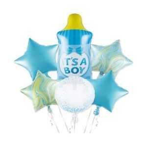 Balon foliowy zestaw na narodziny chłopca