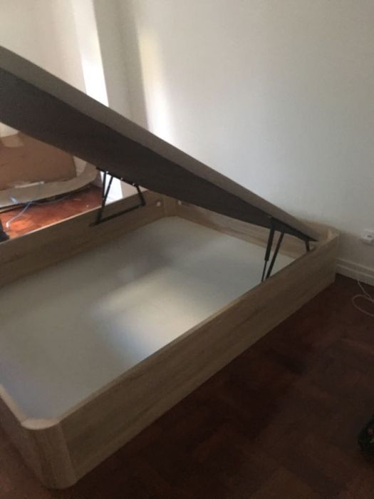 Sommier Sion Madeira Carvalho  Lusocolchão / Lourini Sion 190x140