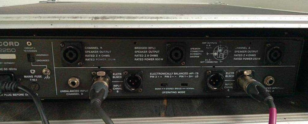 Końcówka mocy: Dynacord PCA 2250