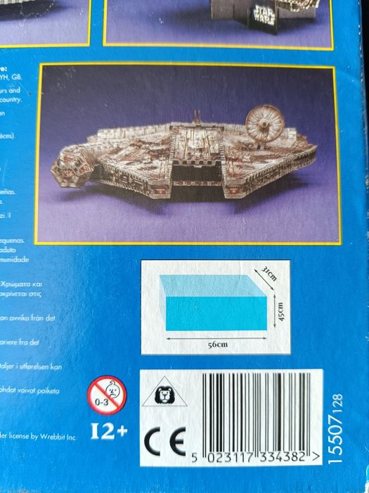 Puzzle 3D Star Wars Millenium Falcon vintage 1995