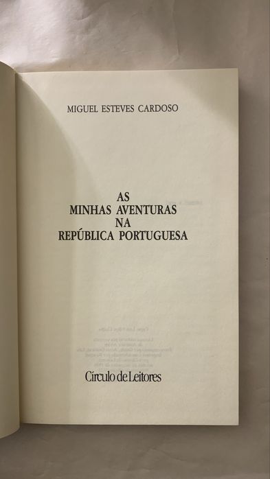 As Minhas aventuras na república portuguesa