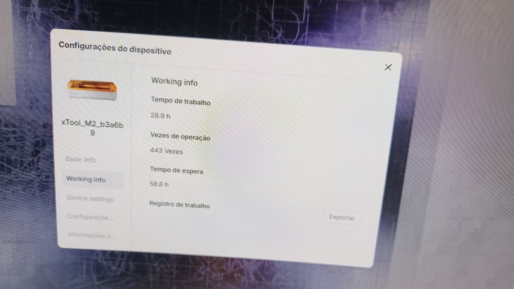 Xtool M2 com pacote de corte e impressão em cores /potência do laser de 10w