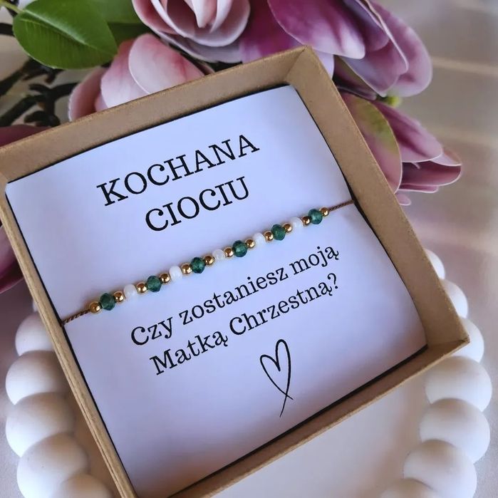 Bransoletka z kamieni naturalnych. Prezent. Handmade