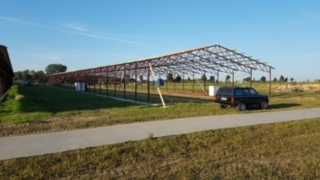 Konstrukcje stalowe , hale i wiaty , budynki inwentarskie