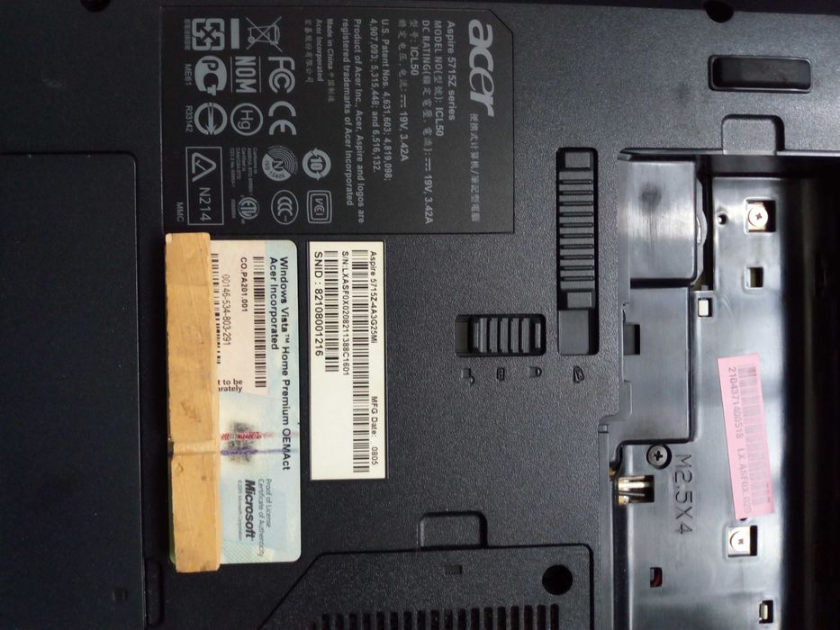 Portátil Acer Aspire