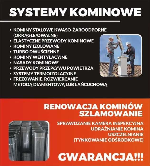 Frezowanie kominów, wkłady kominowe