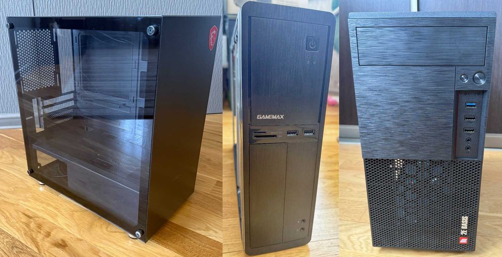Корпуси Vinga CS311G | Gamemax ST-609 Slim 300W | 2E Basis RD8603U-400W
