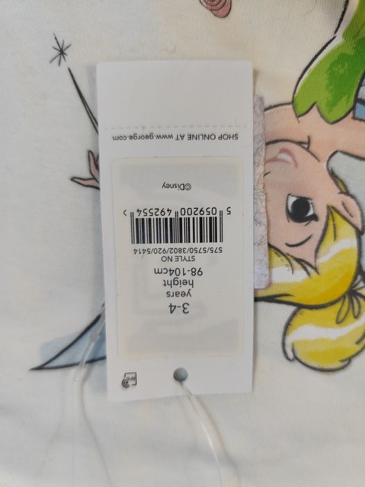 Komplet dla dziewczynki dzwoneczek 98-104