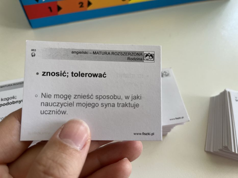 Fiszki z angielskiego