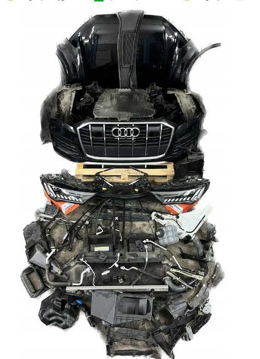 Audi Q7 4m 4l рестайлінг капот розборка, б/у запчастини