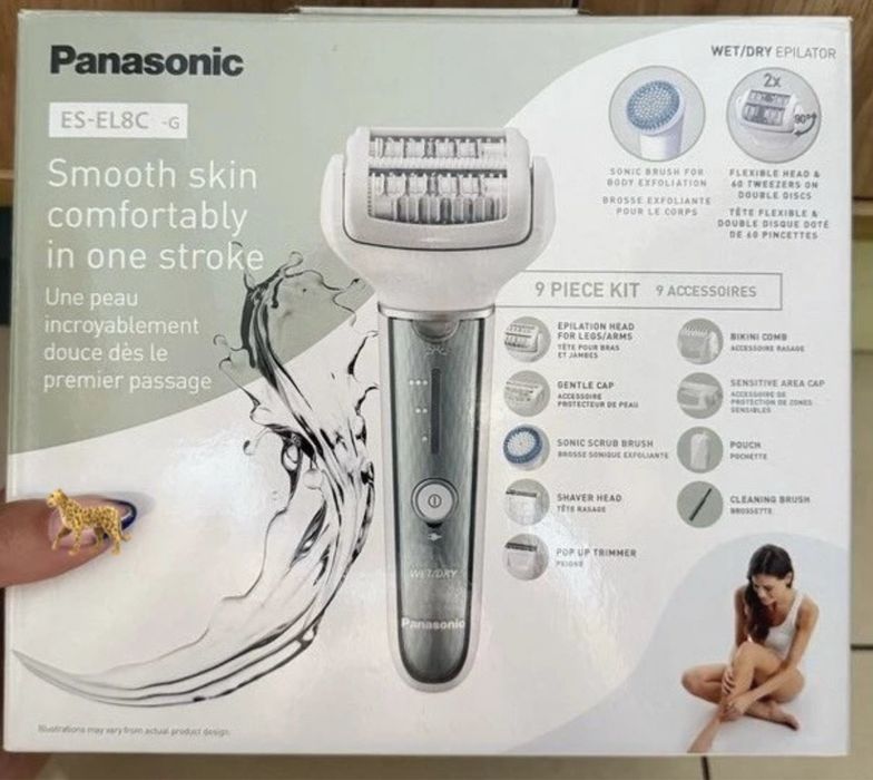 Depilator Panasonic ES-EL8C + 7 nasadek
