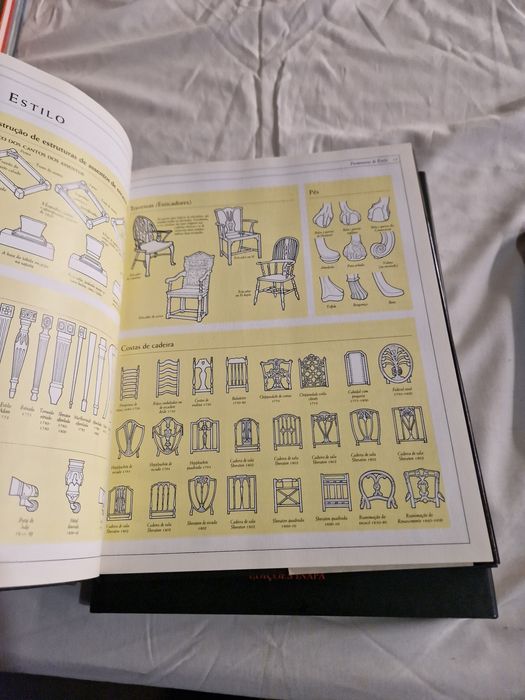 Livro de antiguidades em bom estado
