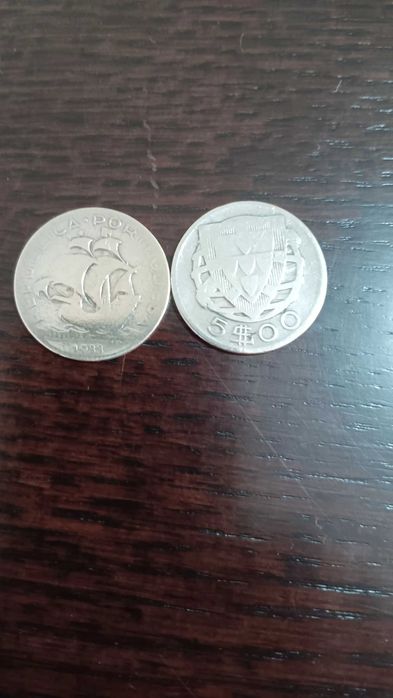 Moeda de prata 5 escudos 1932