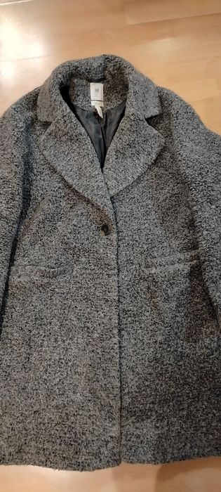 SUPER bardzo Lekki modny duży Płaszcz H&M oversize