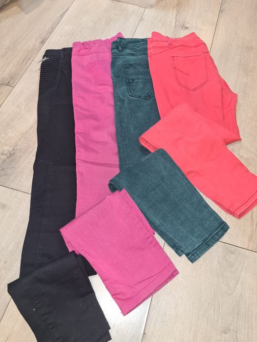Штани джегінси комплектом 4 пари на М - L розмір