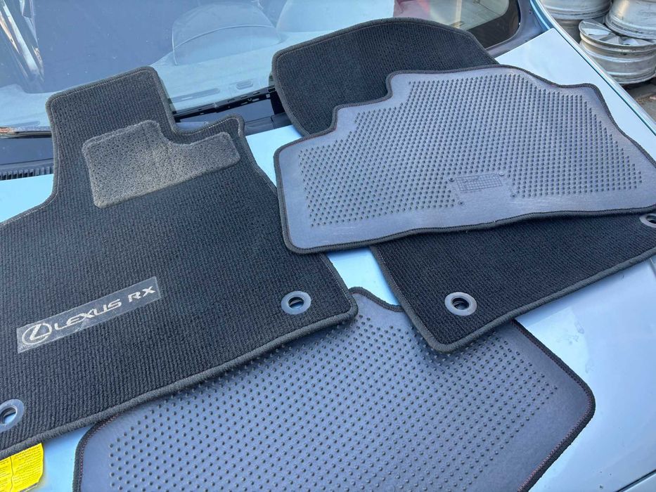 коврики  LEXUS RX 2016-2021 Оригинальные черные текстильные JAPAN