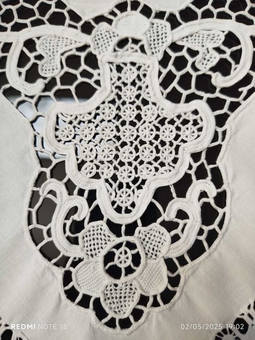 Toalha renda de Veneza