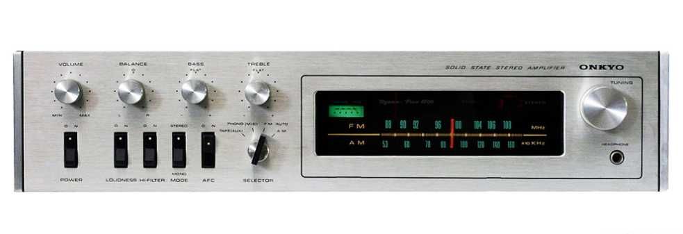 Radio Onkyo DF700 / DF800 Tampa superior madeira