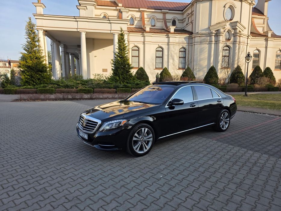 Mercedes S klasa S long  W222 samochód do slubu wesele wynajem całe mazowieckie siedlce mińsk  garwolin wołomin