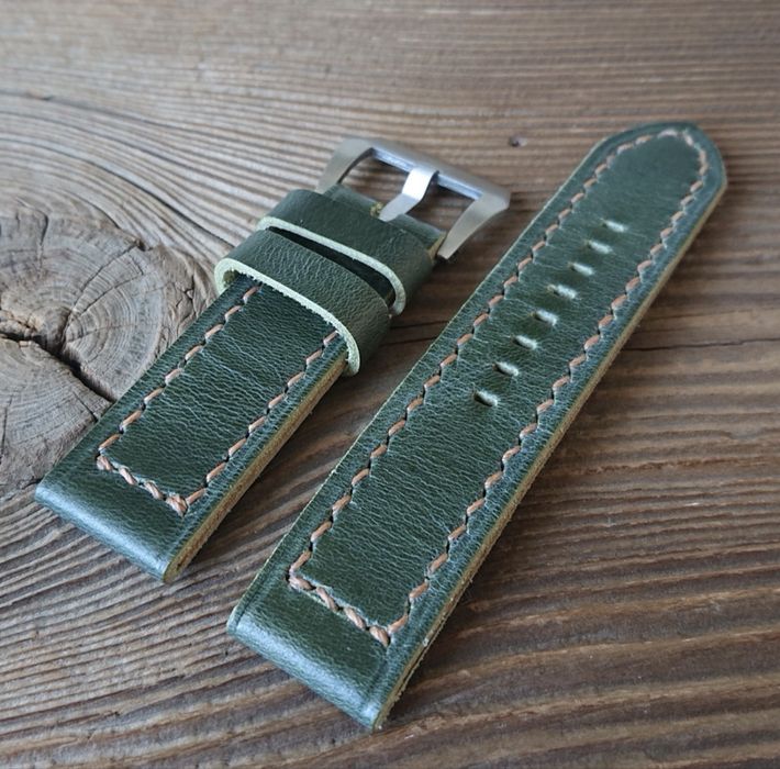 Pasek do zegarka Panerai ręcznie robiony skóra naturalna handmade