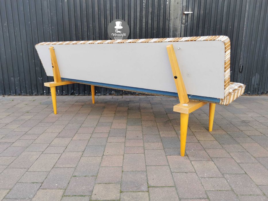 Ława, sofa, kanapa proj. M. Navrátil, Czechosłowacja '60 Design Prl - SUPER STAN