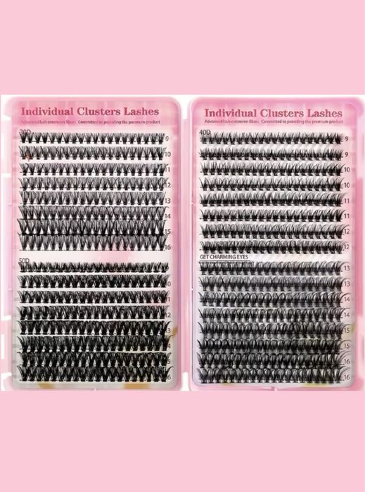 Набор ресниц пучков