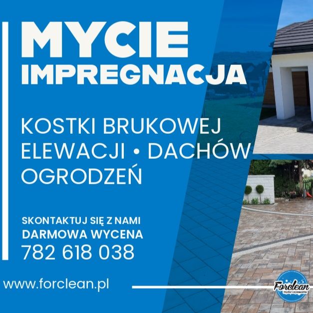Mycie kostki Mycie elewacji i innych
