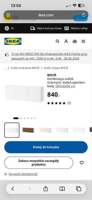 2x szafki Ikea Besta
