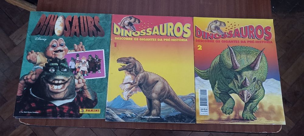 Cromos e cadernetas coleção anos 90