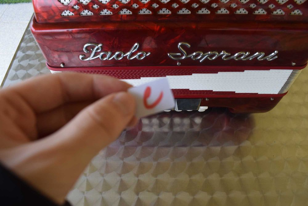 Concertina Paolo Soprani 3 Voz La# Re# Sol# Natural