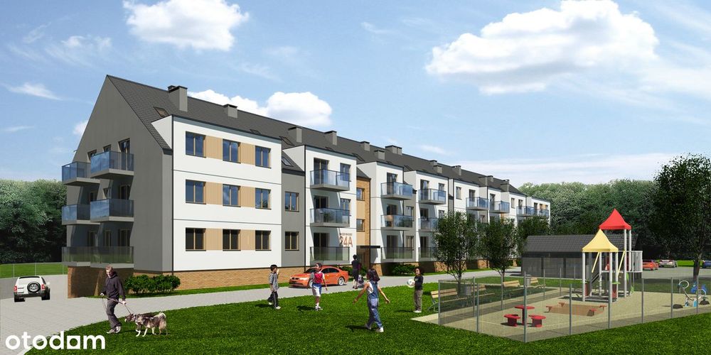 Dębno | Nowe mieszkania 38–84m²+Kom. lok. w cenie | Garaże/Miej. post.