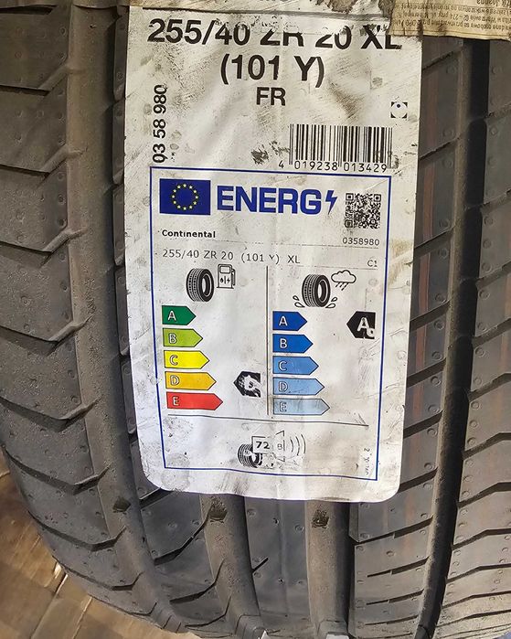 Continental 255/40 R20 LETNIE - 2 sztuki