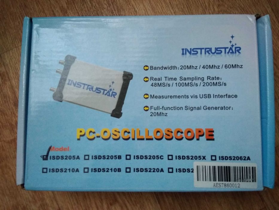 Цифровой осциллограф Instrustar ISDS205A