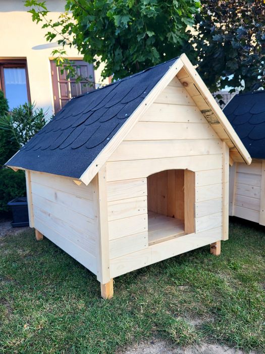 Buda dla psa ocieplana solidna każdy rozmiar heblowana nowa Owczarek