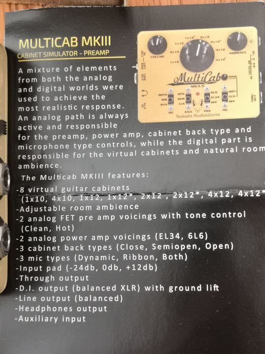 Tsakalis multicab mk 3.5