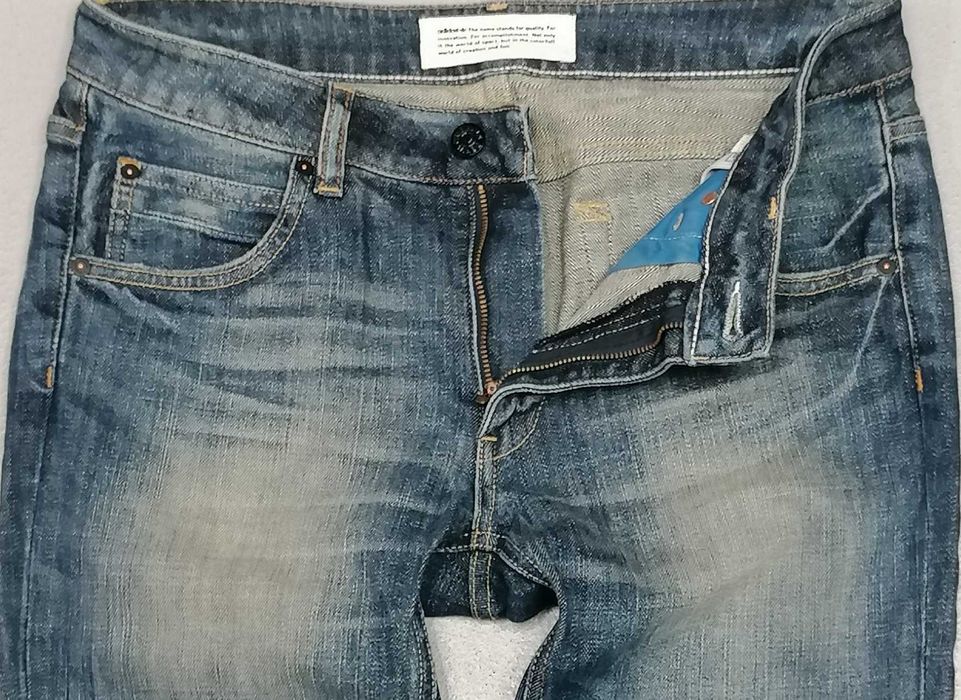 Ra) ADIDAS JEANS COUPLE spodnie damskie Roz. 29
