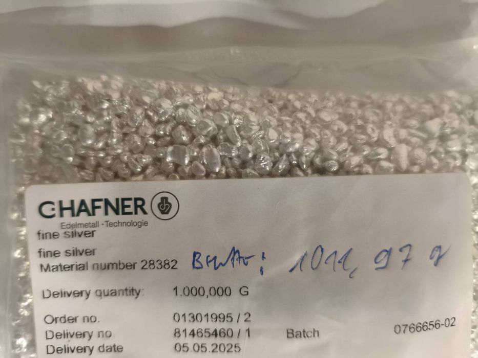 Granulat srebra Hafner 999