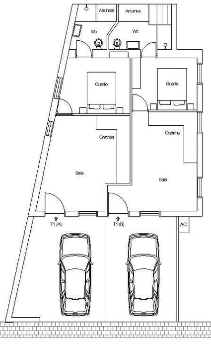 ** Investidores ** Conjunto de 2 Apartamentos T1 + T1 - Leiria
