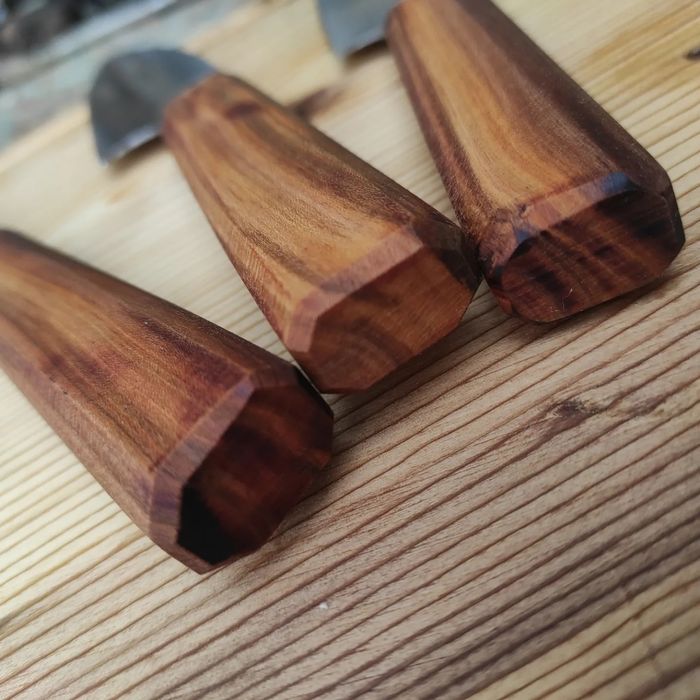 Набір, ножі кухонні. Нож кухонный. Сталь 50х14МФ