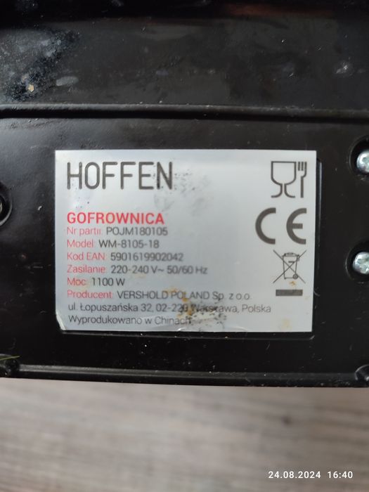 Gofrownica Hoffen