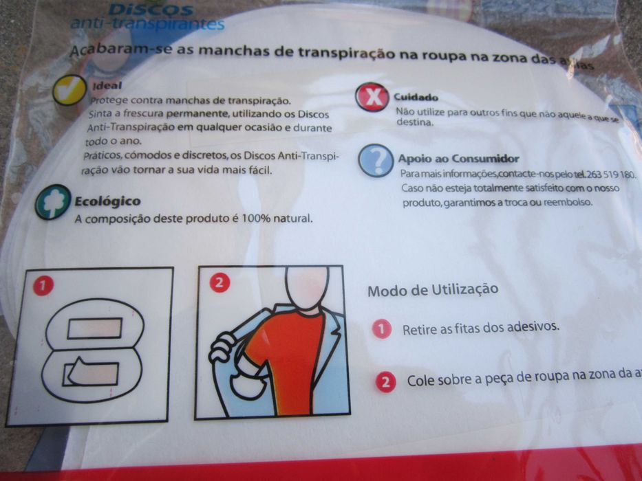 10 Discos Antitranspirantes Silvex novo