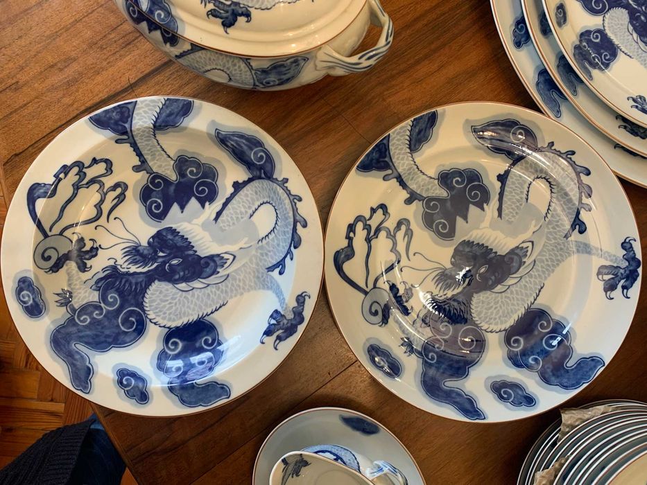 Serviço de jantar "Blue Dragon" Vista Alegre (Mottahedeh / Tiffany)