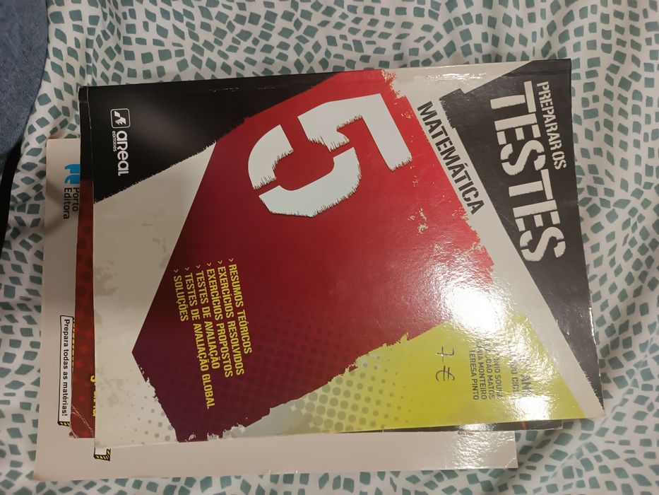 Livros de fichas e de estudo 5 anl